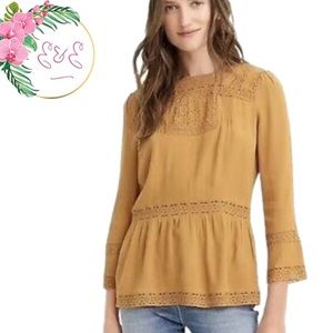 NWT J. CREW POINT SUR Lacey Top Size 0